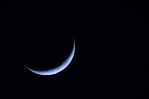 Figure 1A: The crescent moon is used by both Muslims and Jews to signal the beginning of a new month. 